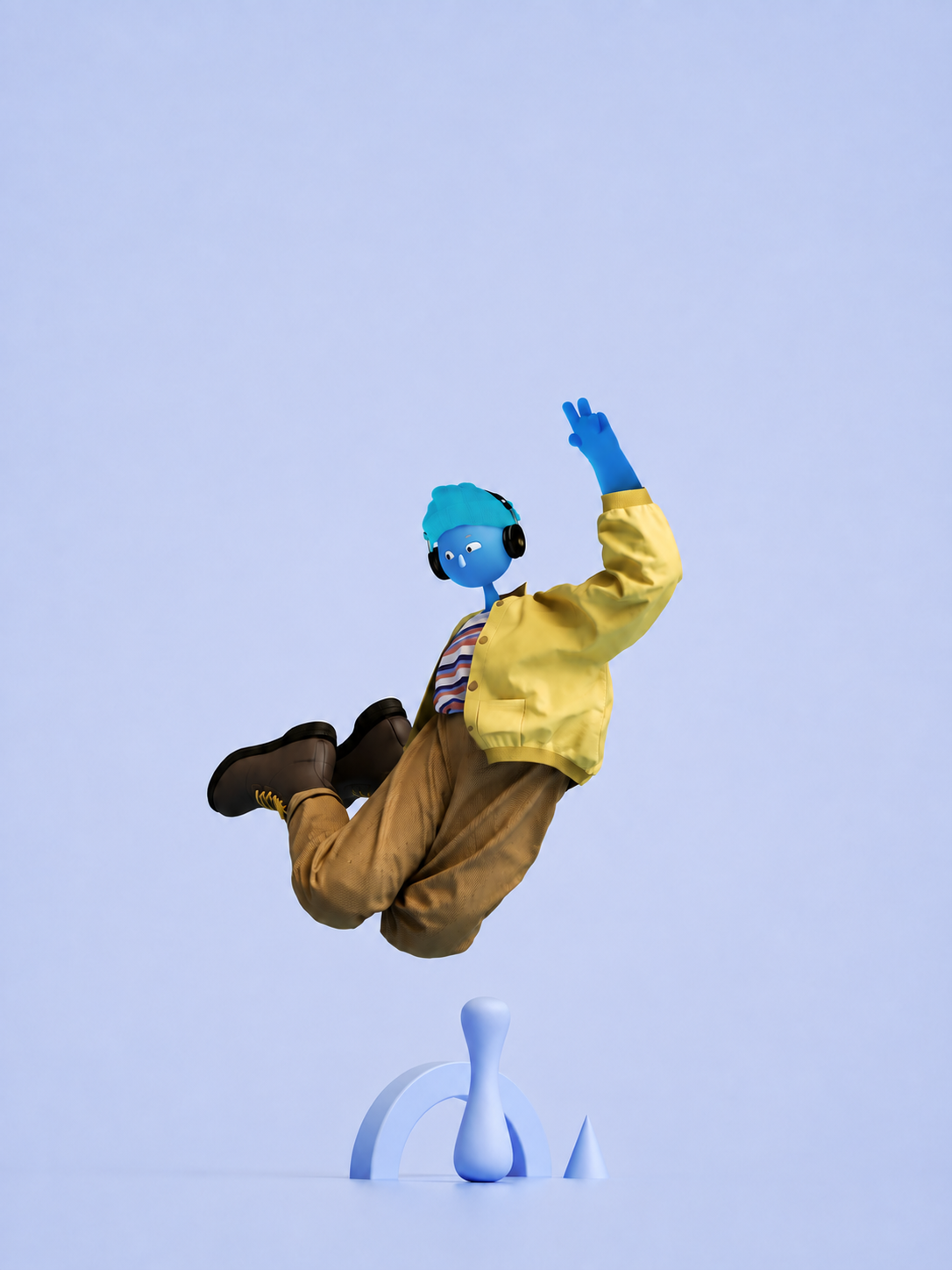 3D Character Background